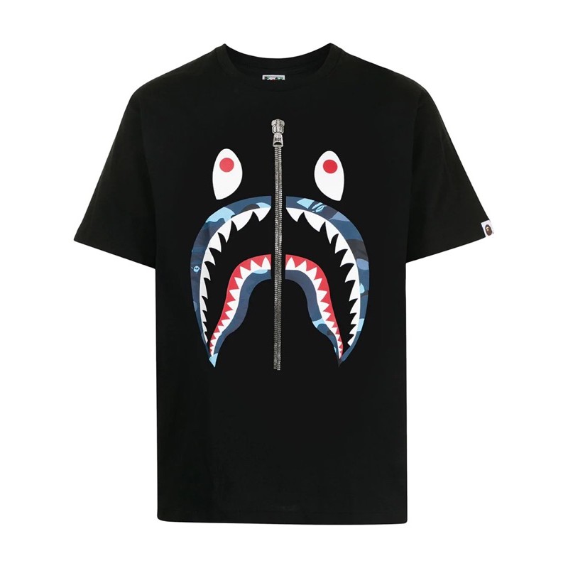 A Bathing Ape Men Color Camo Shark Tee Green | atelier-yuwa.ciao.jp