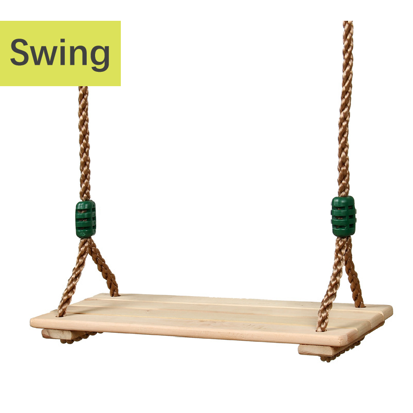 wooden childrens swing