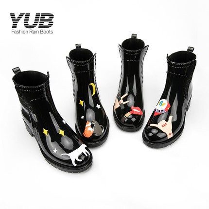 Women S Shoes Comfortable Rain Boots Rubber Shoes Shopee Malaysia