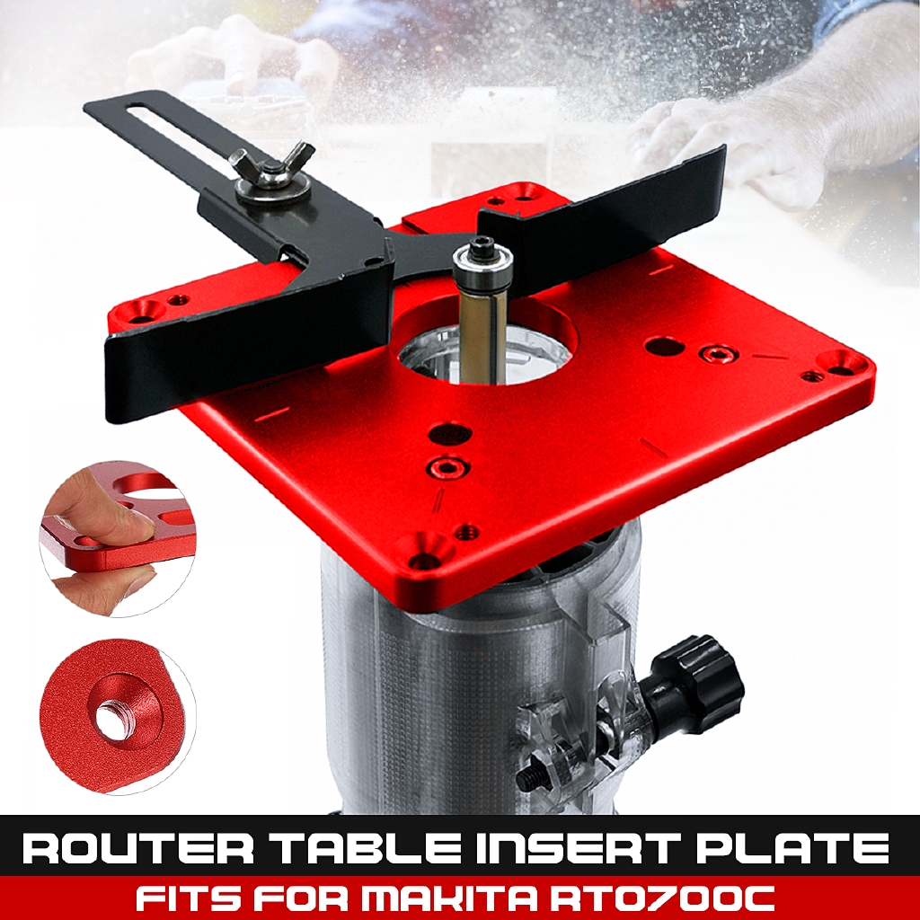 【High Quality】Aluminum Router Table Insert Plate 120mm For MAKITA ...