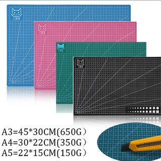 45 x 30cm Sewing Cutting Mats Reversible Design Engraving Cutting Board Mat Handmade Hand Tools 1pc Suading A3 
