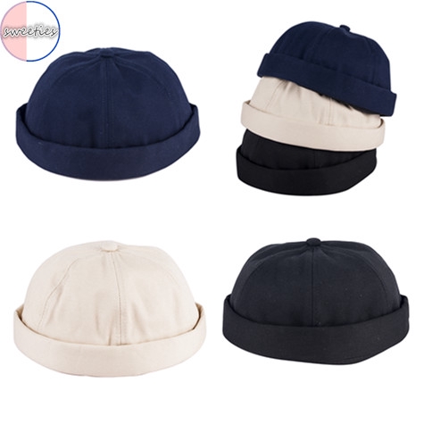 men's brimless caps