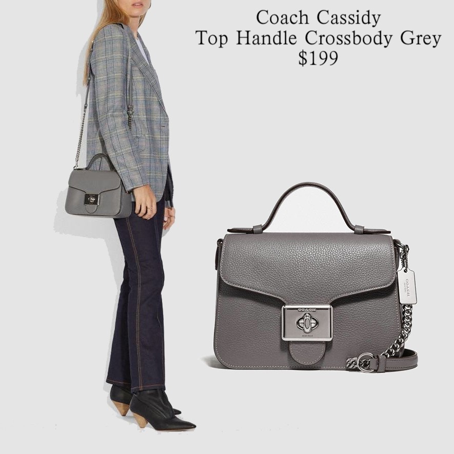 coach grey crossbody