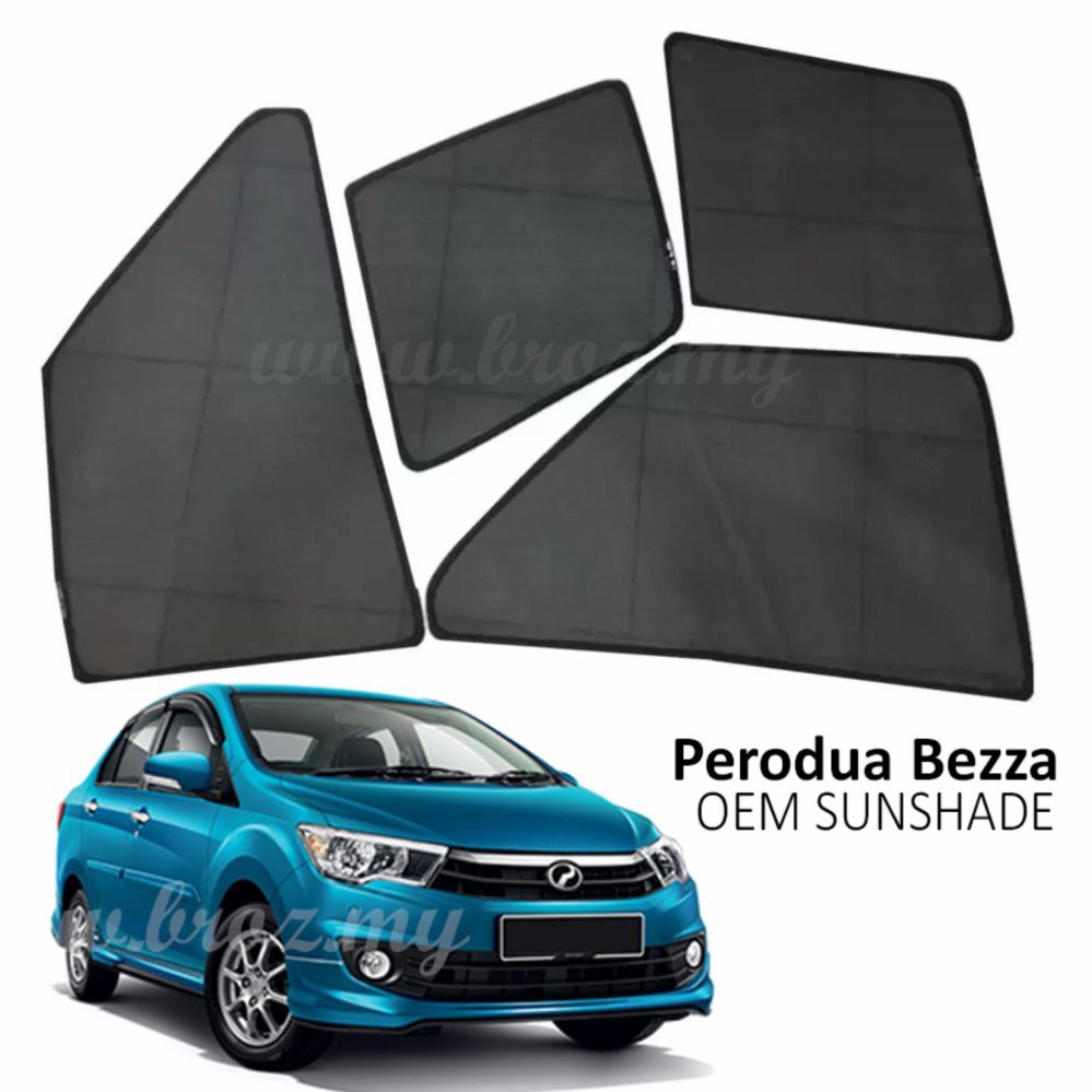 Custom Fit OEM Sunshades/ Sun shades for Perodua Bezza 