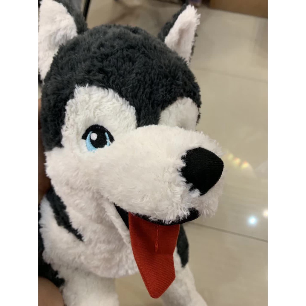 IKEA Siberian Husky Dog Soft Plush Toy 22 1/2 
