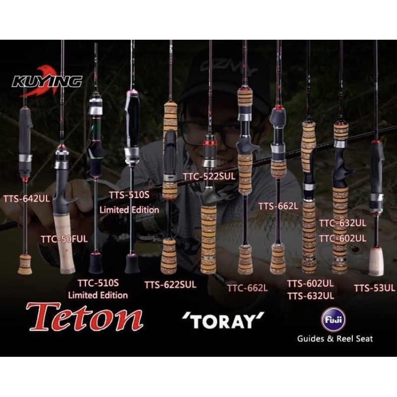 kuying teton ttc 662l baitcasting rod