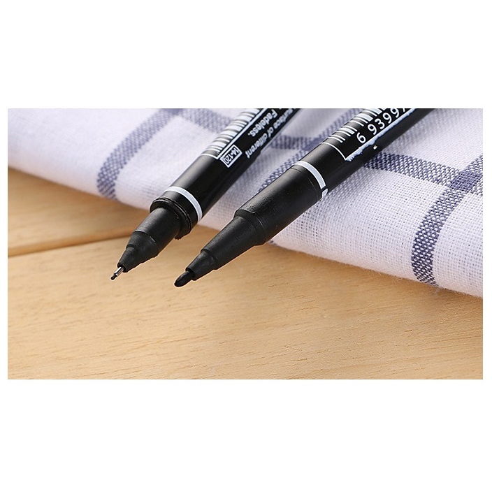 Double Sided Marker Pen with Fine and Extra Fine Points For School And