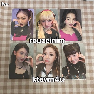 IVE ELEVEN LOVEDIVE photocard / k4 / withdrama 3.0 / soundwave 3.0 ...