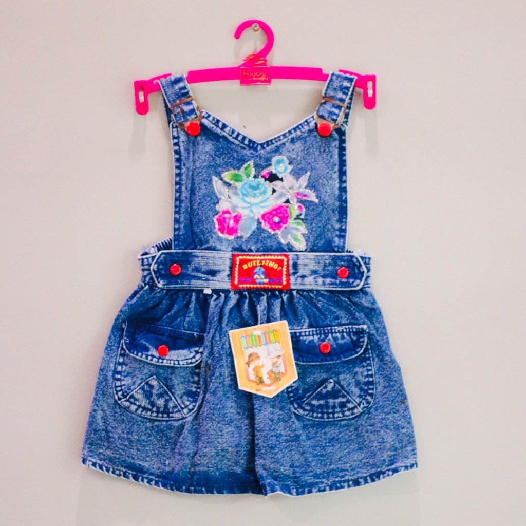 latest denim frocks
