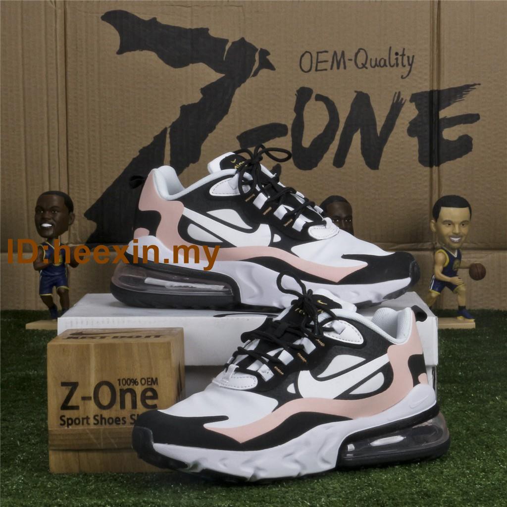 nike air max 270 react women's pink and black