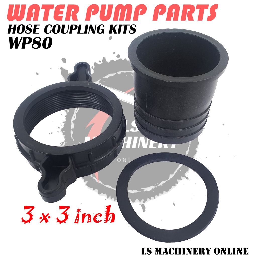 Hose coupler Hose Coupling kit with oring WP80 Water Pump Inlet