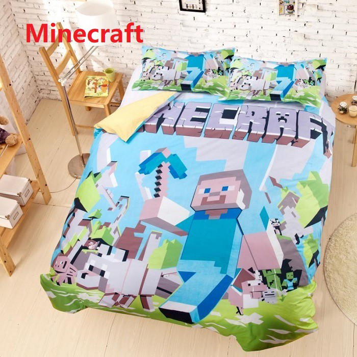 2020 Hot Sales Steve Games Minecraft Bedding Sets My Word Steve