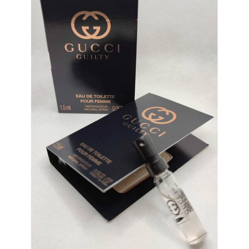 Trial Parfum Gucci Guilty Pour Femme 1.5ml EDT For Women Minyak wangi ...