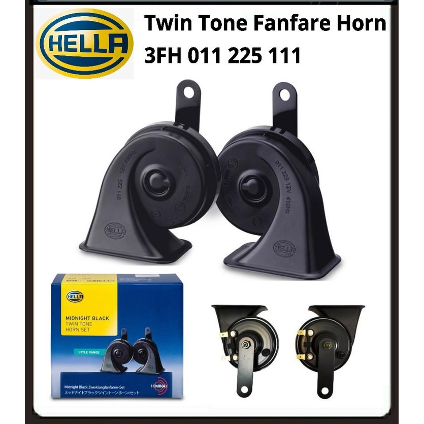 HELLA Midnight Black Horn Set - Prices and Promotions - Oct 2022 | Shopee  Malaysia