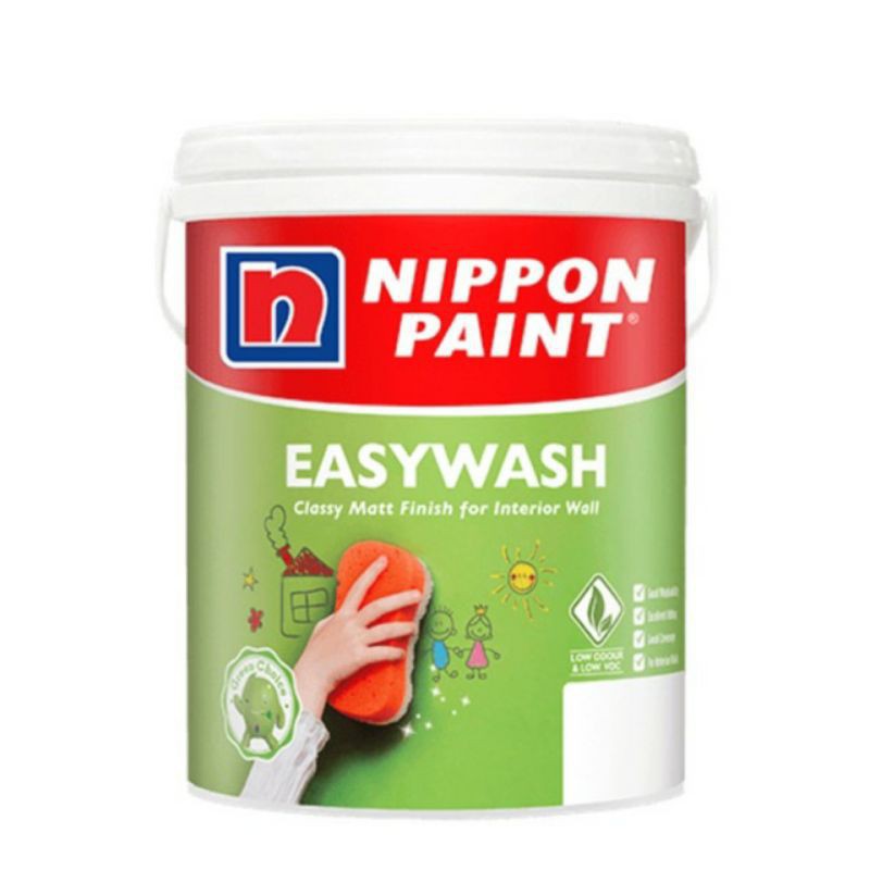 Nippon Paint Easy Wash 5 Litre (Color Series) [Part 3] | Shopee Malaysia