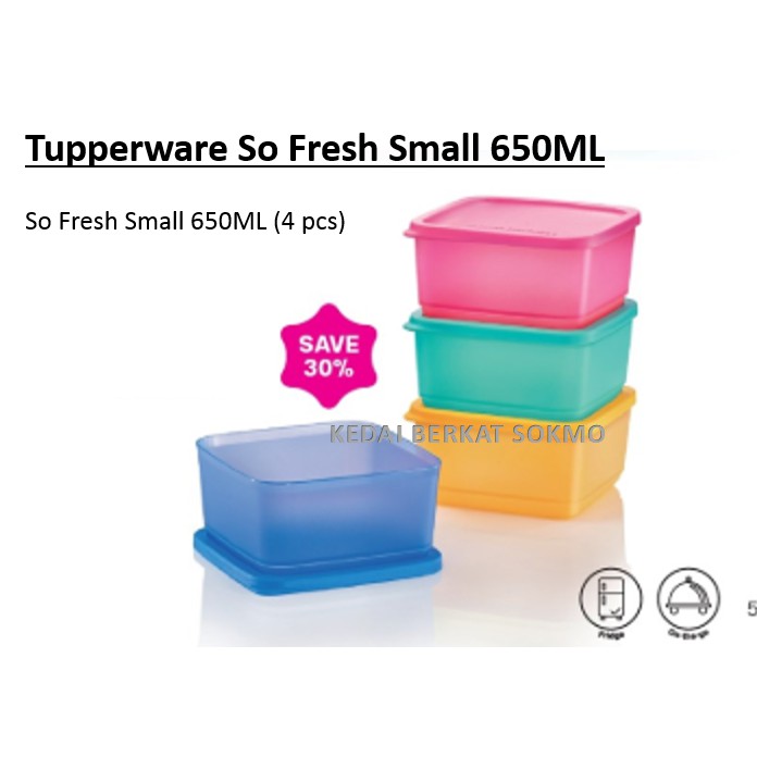 Tupperware So Fresh Small 650ML - 1pc