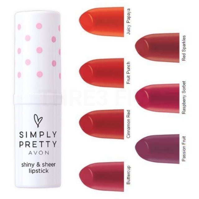 simply pretty avon lipstick