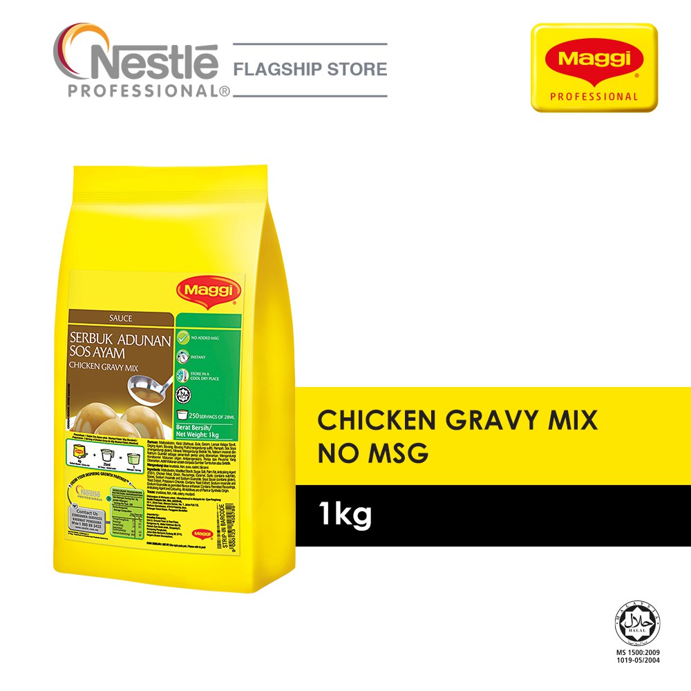 MAGGI Chicken Gravy Mix No MSG 1kg Shopee Malaysia