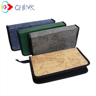 CHINK 40/80 Sleeve CD DVD Blu Ray Disc Storage Bag Wallet Storage Ring Binder
