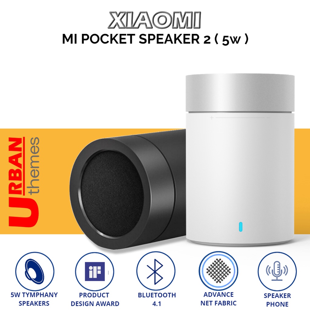 XIAOMI Mi Pocket Bluetooth Speaker 2 With HiFi Sound & Hands-Free ...