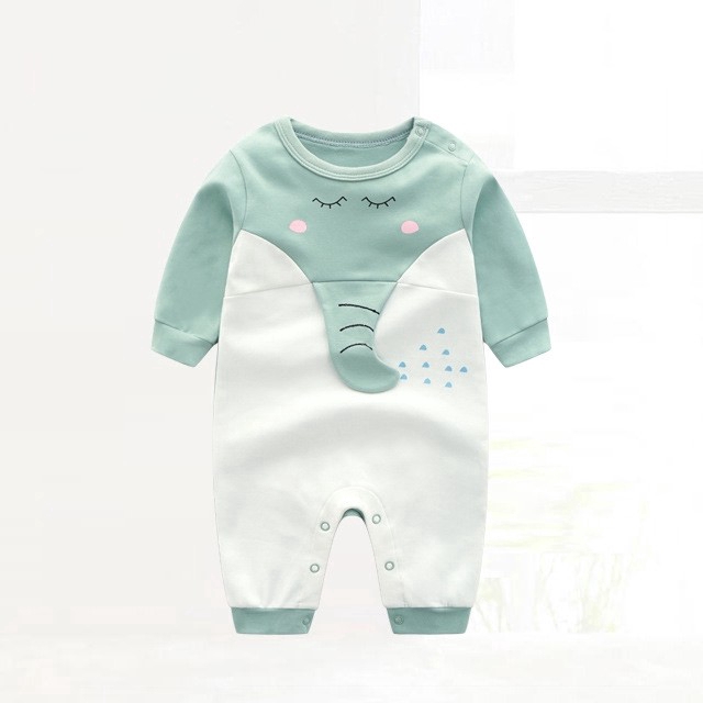 elephant baby romper