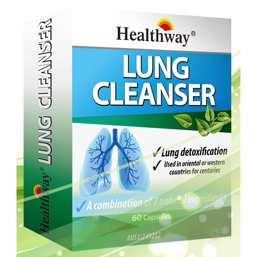 Healthway Lung CleanserTan Purifying Lungs Detoxification (60v