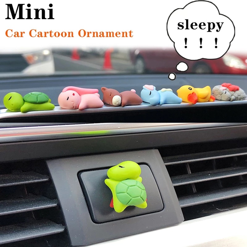 1Pc Mini Cartoon Sleeping Animals Ornaments/DIY Resin Pendant for Car  Center Console Motorcycle Handle/Multi-purpose Car Interior Supplies |  Shopee Malaysia