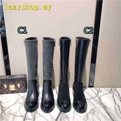 chanel rain boots 2019