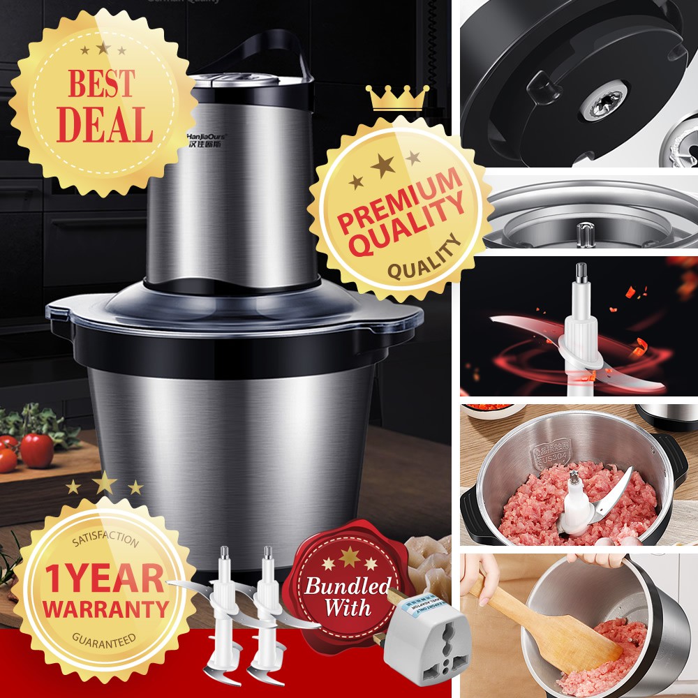 German SN5920S 2speed Blender, Meat Grinder, Food Chopper 3L 500W