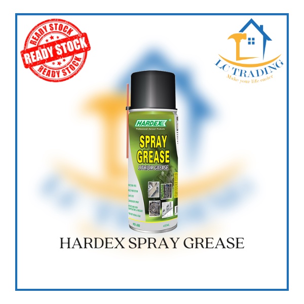 Hardex HD600 Spray Grease Motor Home Car Spray Minyak Grease 400ML