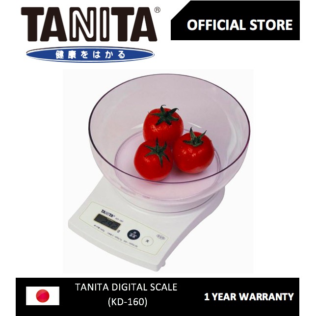 Tanita Digital Kitchen Scale Kitchen Weight Kd160 Digital Food Scale Electronic Kitchen Scales Balance Cooking Measure T Shopee Malaysia