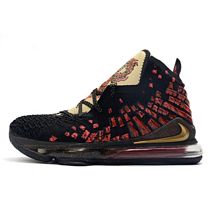 lebron 17 red and gold