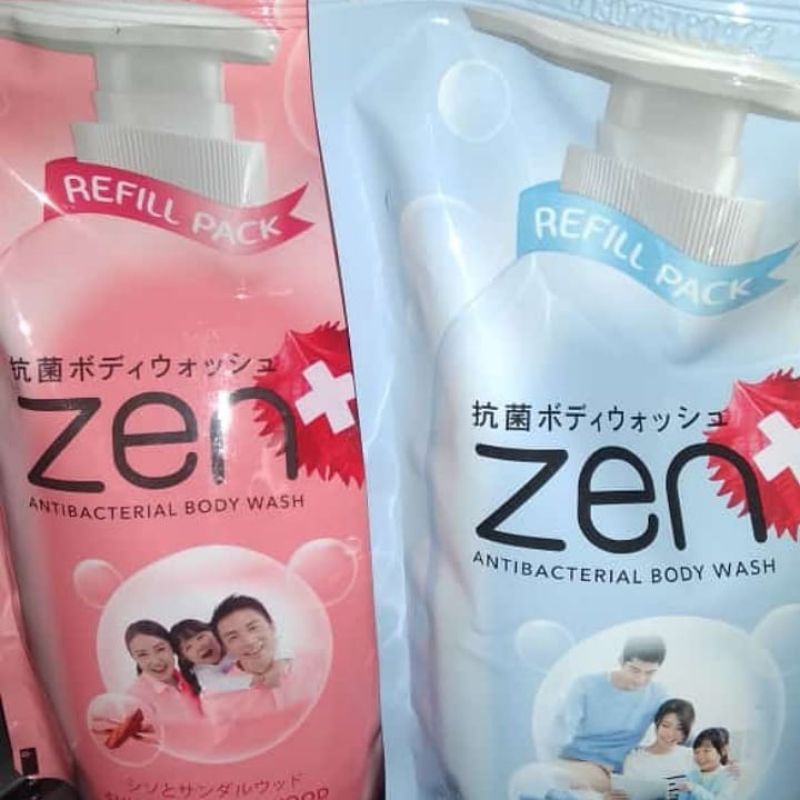 Zen Antibacterial Body Wash Refill 450ml Shopee Malaysia