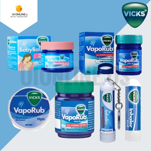 Vicks Vaporub Inhaler Babyrub Cough Drops Vapopads Soothing Menthol