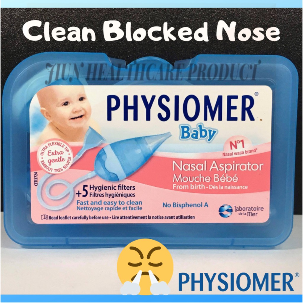 physiomer baby nasal aspirator filter