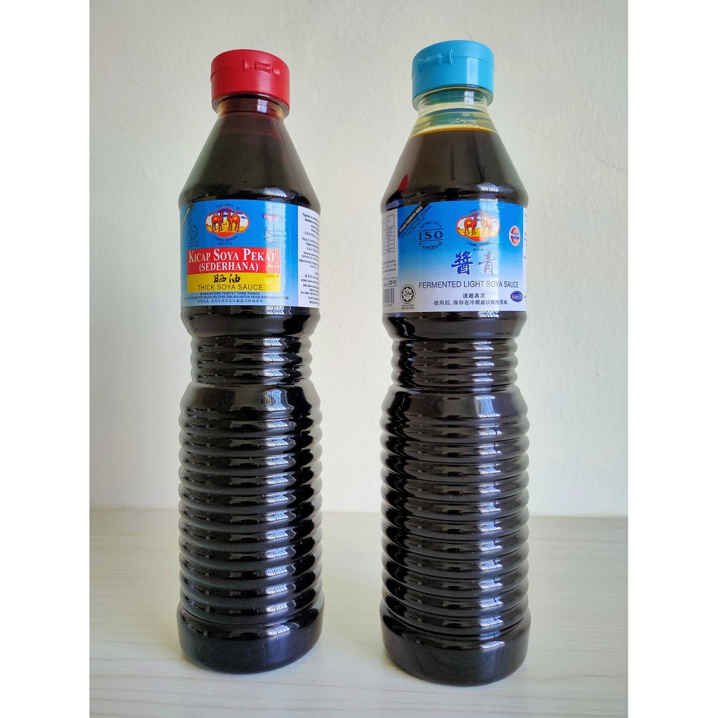 CAMEL BRAND FERMENTED LIGHT SOYA SAUCE&THICK SOYA SAUCE/ CAP UNTA KICAP SOYA CAIR&SOYA PEKAT  骆驼商標 酱青/酱油&晒油（黑酱油）【HALAL】