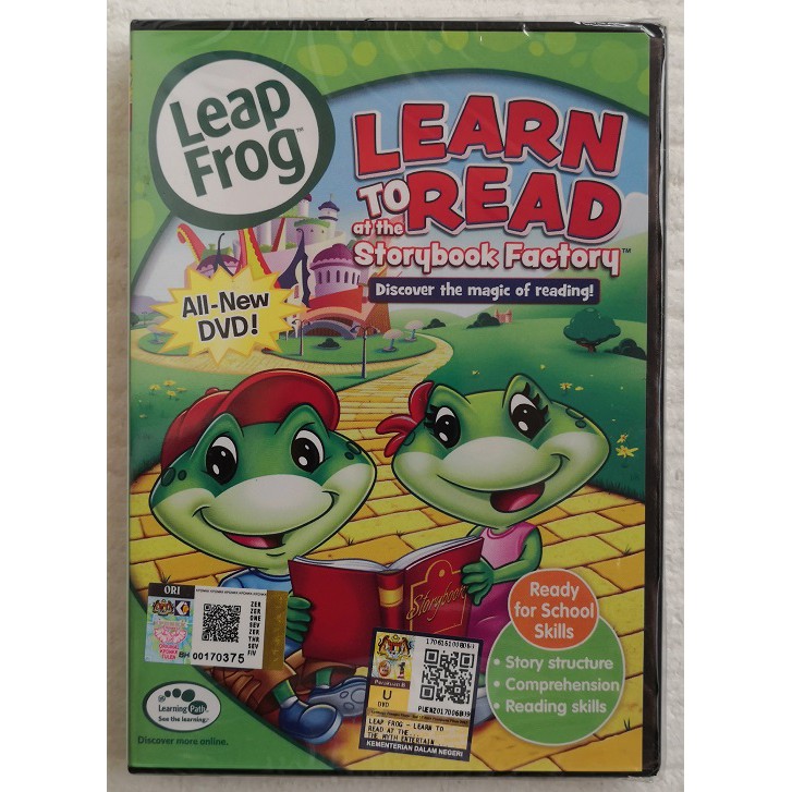 Leapfrog Preschool Skills Series V 1 2 Dvd Children Educational Series Leap Frog Shopee Malaysia