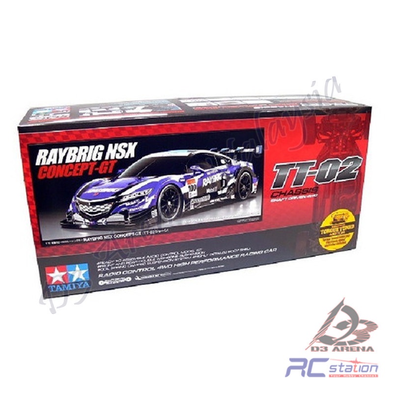 Tamiya TT02 #58599 TT-02 | 1/10 Raybrig NSX Concept-GT [58599] | Shopee  Malaysia