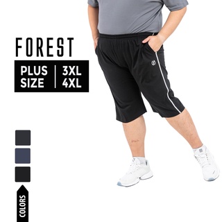 Forest Plus Size Men 100% Cotton Casual Quarter Short Pants Men | Plus Size Seluar Pendek Lelaki - 65632