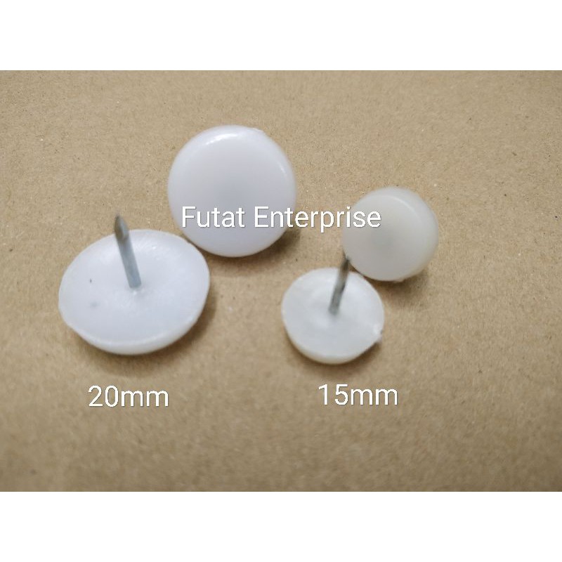 15mm/20mm White Plastic Leg Nail
