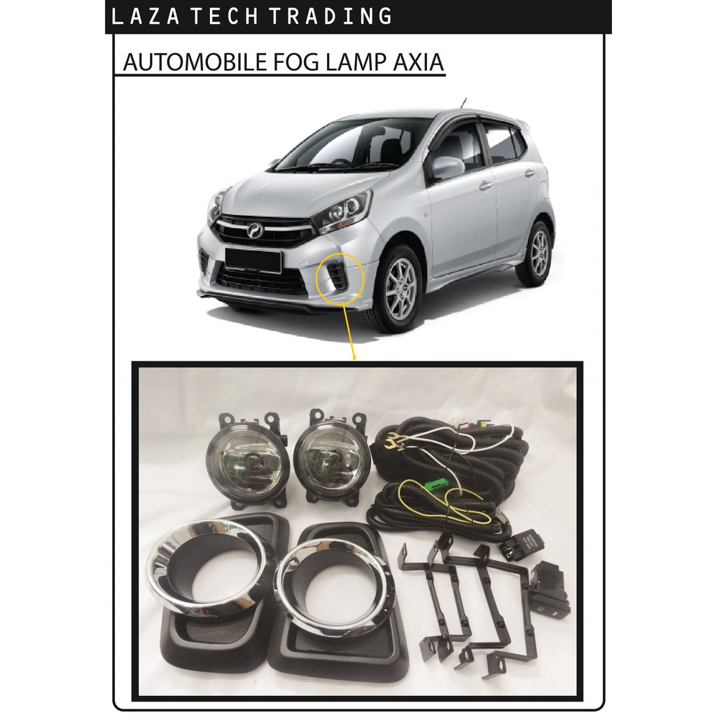 AXIA 2017' G SPEC FOG LAMP (FULL SET)  Shopee Malaysia