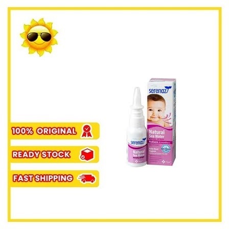 SERENAZ NATURAL SEA WATER NASAL SPRAY PEDIATRIC (30ML) | Shopee Malaysia