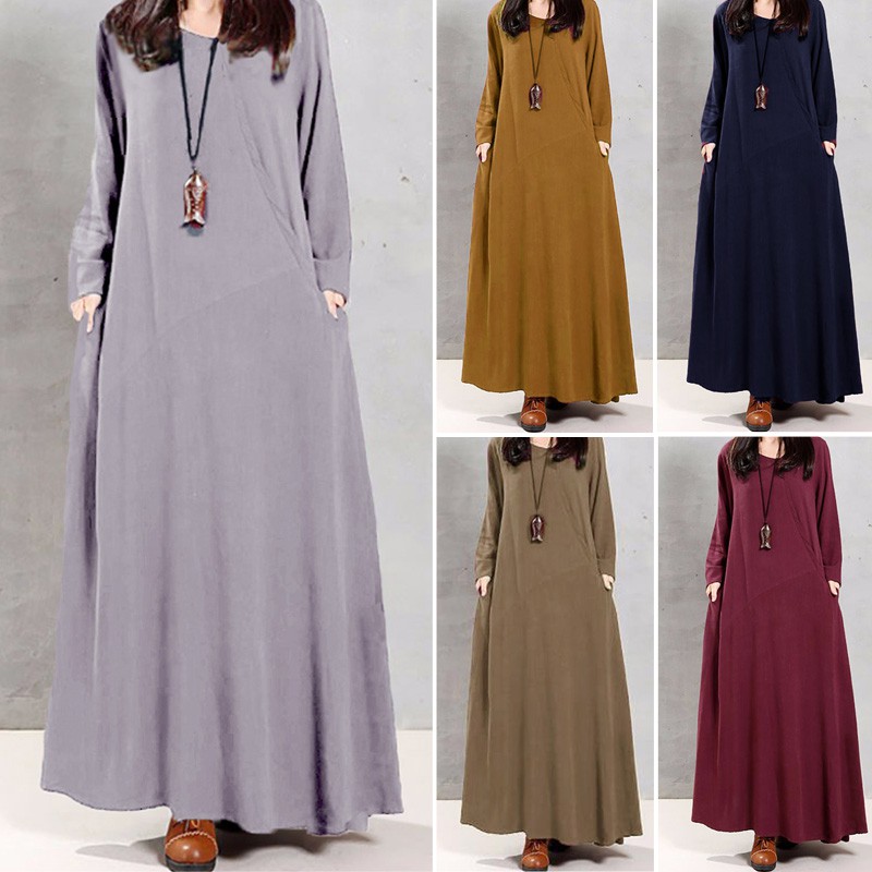 cotton long dress