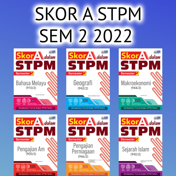 Buku Kerja Latihan 2022 Skor A Dalam Stpm Semester 2 Shopee Malaysia