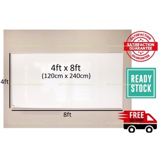 4x8 Magnetic Whiteboard With Stand Size 4ft x8 ft | Shopee Malaysia