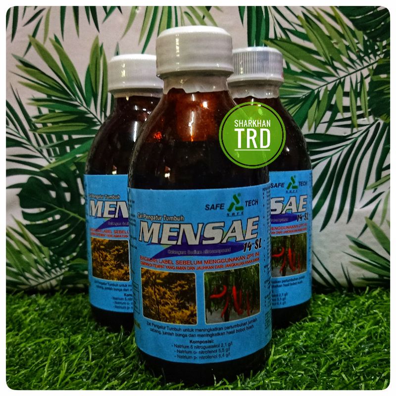 Botol 200ml MENSAE 14SL Baja Subur Tanaman Bunga Lekat Buah Lebat Cap Safe Tech Indonesia Ready Stock.