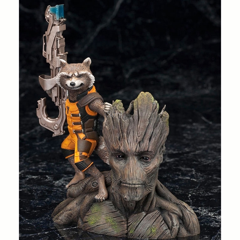 groot and rocket action figure