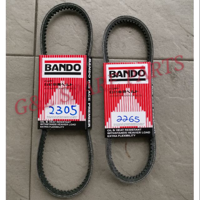 FAN BELT BANDO PERODUA KANCIL 660,850 (2265)(2305) (1SET 