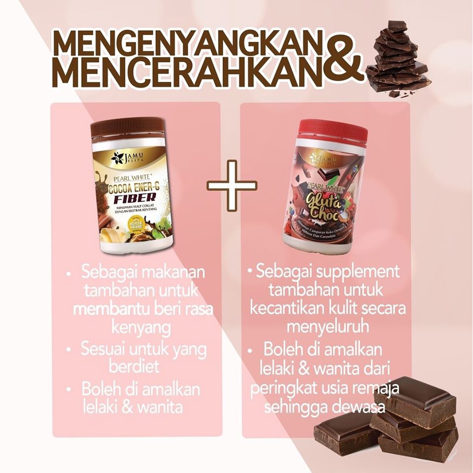 Jamu Jelita Pearl White Gluta Choc Shopee Malaysia