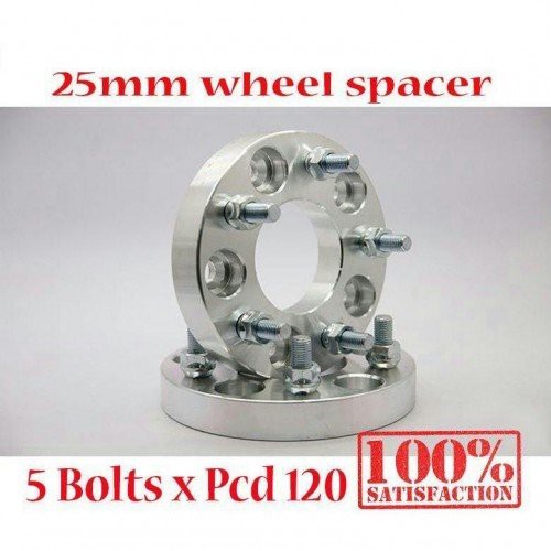 2Pcs Wheel Spacer 25mm 5x120 BMW E36 E46 E90 3 Series E34 5 Series Z4